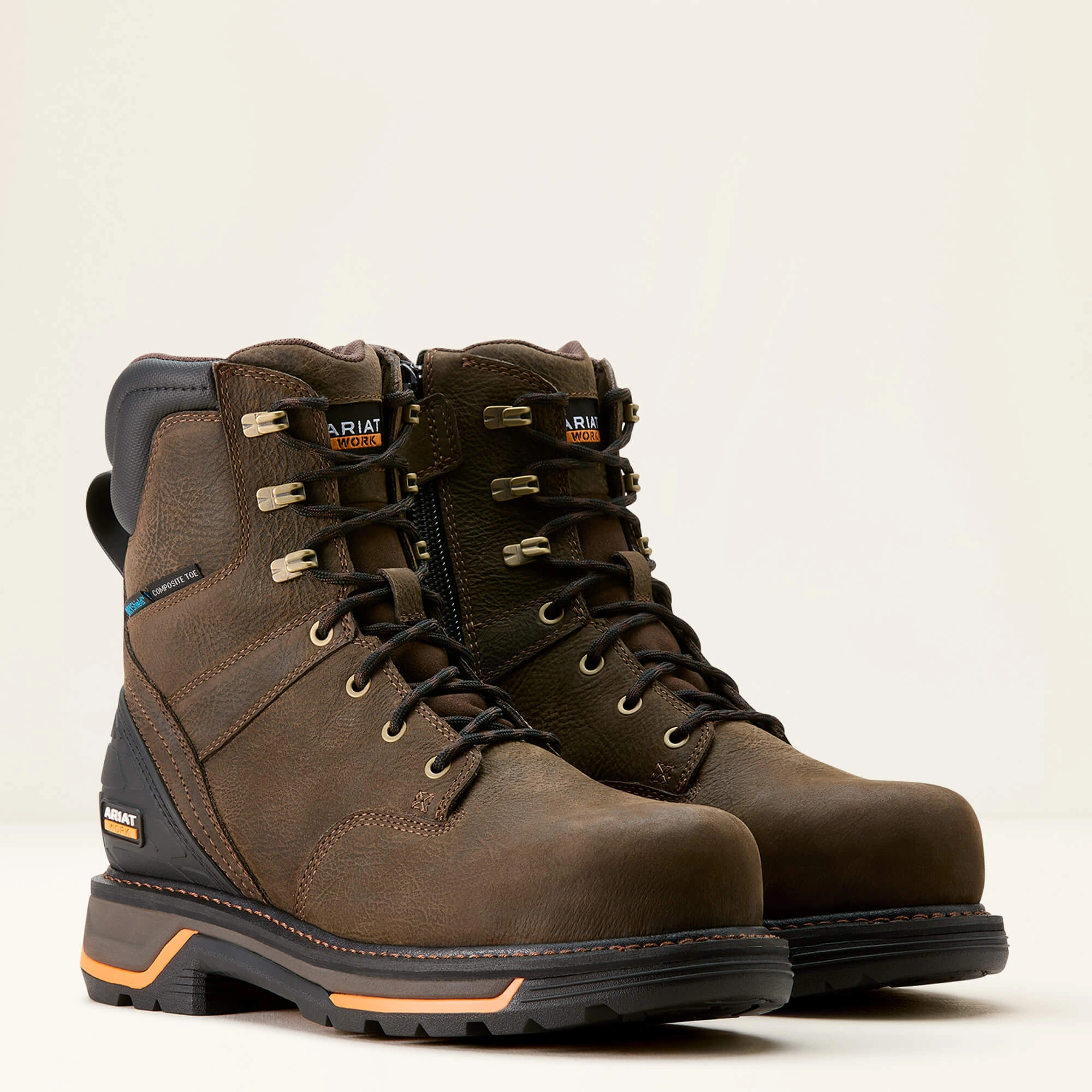 Ariat Big Rig: Bloke-proof Boots. Waterproof. Composite Toe. Coffee. Get 'em on your feet, mate.