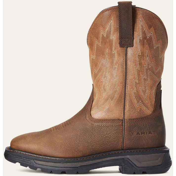 Ariat Big Rig Soft Toe: Rugged Brown Work Boots – Built to Last.